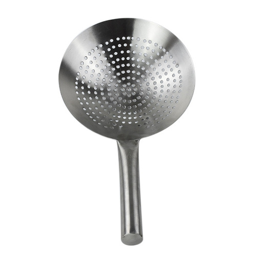 Stainless steel large frying colander thickened filter spoon spicy hot noodle scoop oil basin colander oil grid