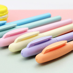 Schneider Pens BK402 + Student Practice Writing Exam EF Tip Replacement Ink Cartridge Pink Macaroon Color Pen