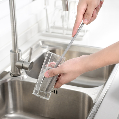 T2446 long handle sponge cup cleaning brush, long handle sponge cup cleaning brush, long handle brush, cleaning sponge brush