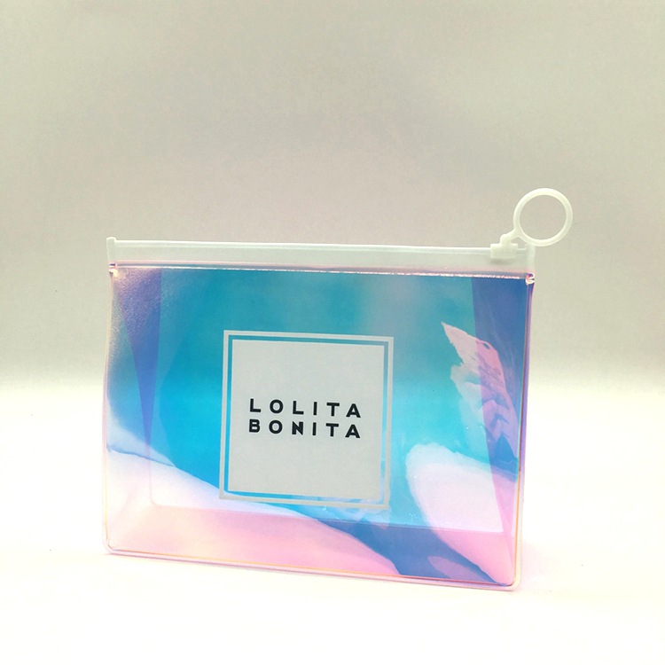 ���Ҷ��� ͸���ò������װ�� PVC��ױ�������� �ӿ�ӡLOGO