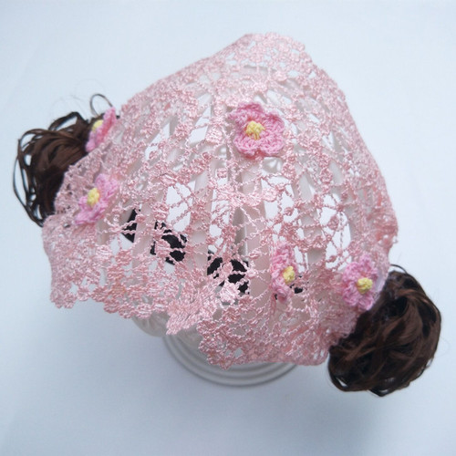 Girls wig headband, baby headwear, hair net, 100th anniversary photoshoot, bow hair accessories, embroidered bangs
