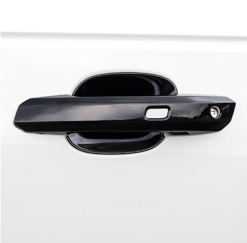 Suitable for 17-22 Audi A4L exterior handle, door bowl sticker, door handle sticker, modified carbon fiber decorative sticker