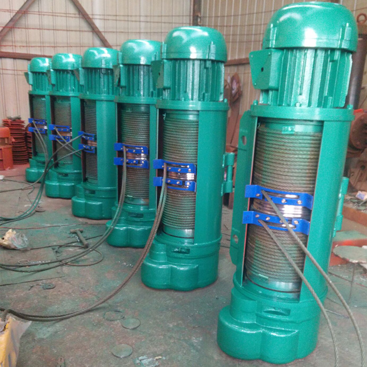 厂家批发单梁行车电动葫芦1吨2t3t5t10TCDMD钢丝绳电动葫芦提升机