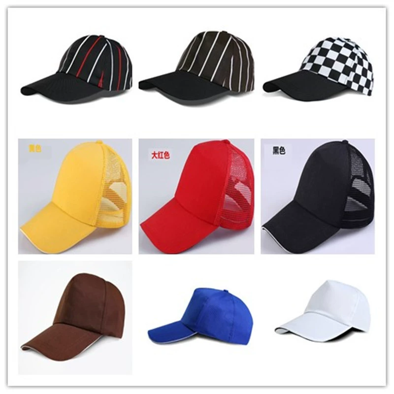 Рекламная Кепка с логотипом на заказ шляпа волонтера пользовательская дорожная бейсболка Кейтеринг Рабочая шляпа печать