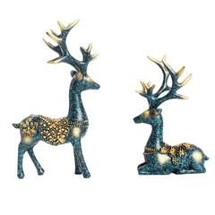 Car Accessories Ornament Car Air Freshener Creative Safe Journey Deer Decorative Item Cute Potted Plant Standing Kneeling Deer