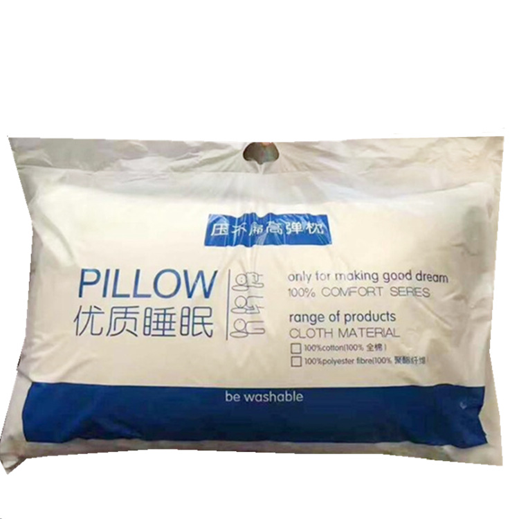 Cross-Border Manufacturers Directly Supply Hotel Pillow Cores, Feather Velvet Pillows, Household Single-Person Dormitory Neck Protection Pillow Cores, Gift Wholesale