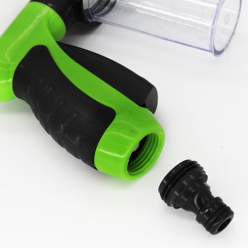 External 6-point external tooth nipple threaded connector standard connector car wash water gun tail water pipe connector accessories 3/4