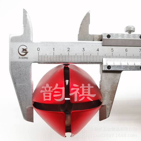 Source manufacturers 45mm thick cross Bell Christmas Bell high quality 46mm cross Bell environmental protection plating
