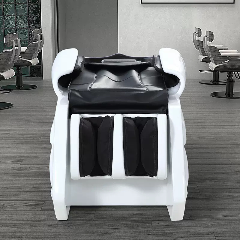 全自动发廊按摩洗头床全躺式头疗养发洗头水循环玻璃钢按摩床