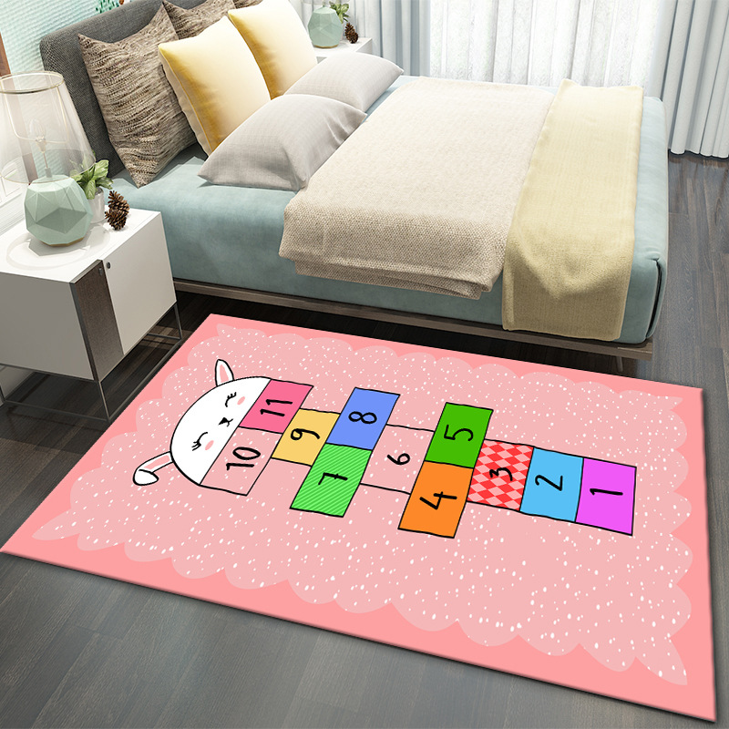 Cartoon carpet for home use for living room for bed