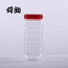 瑞蜂达供应pet加厚塑料瓶 2斤圆形蜂蜜瓶 1000克透明包装瓶 批发