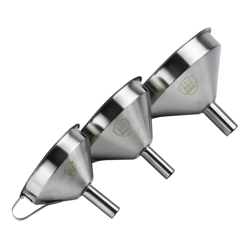 304201不锈钢迷你漏勺家用小号倒油酒漏豆浆机加油大漏斗厨房必备