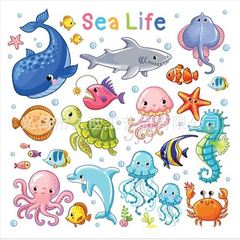 切割刀模海洋動物系列蝕刻刀模 碳鋼壓花刀模家居DIY手工切割模具