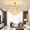 Crystal pendant, ceiling lamp, combined LED lights for living room for bedroom, light luxury style