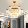 Crystal pendant, ceiling lamp, combined LED lights for living room for bedroom, light luxury style