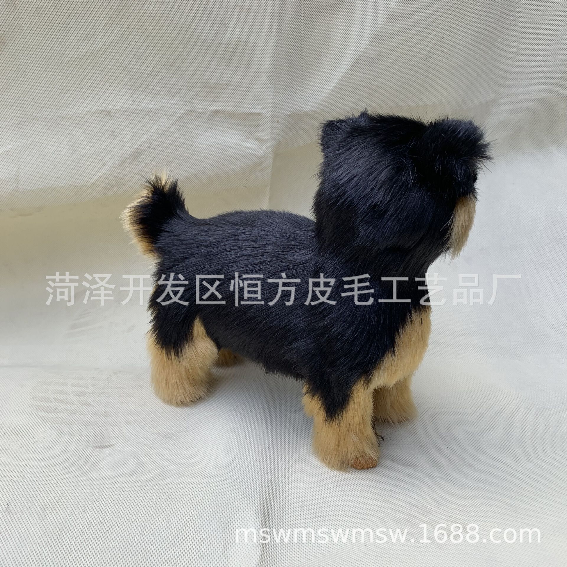 Simulación perro Yorkshire bebé simulación perro bebé simulación negro cachorro simulación Yorkshire simulación animal perro