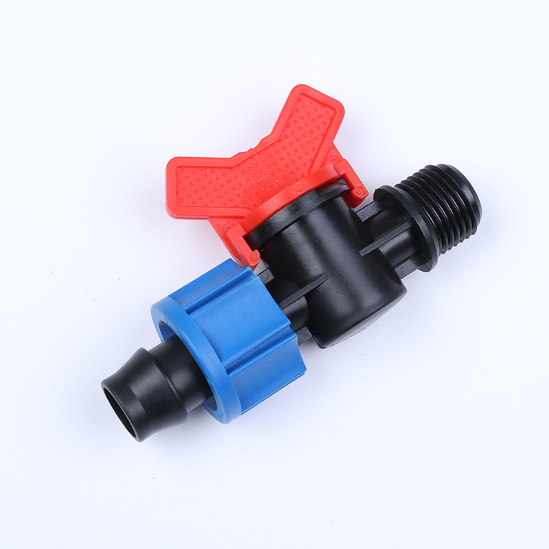 节水灌溉用外丝阀农用微喷滴灌开关阀门外丝阀PE管外丝阀量大从优