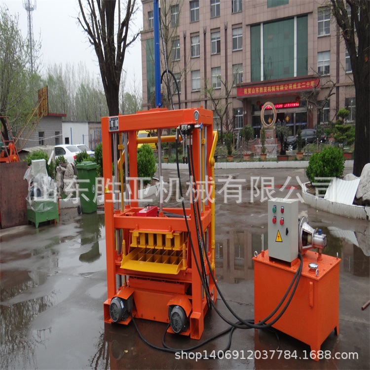 QT4-30 小型液压水泥空心砖机 混凝土空心砖机 电动和柴油动力