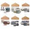 Set, accessory, retro earrings, Amazon, European style, boho style