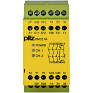 774730 PNOZ X4 24VDC 3n/o 1n/c安全模块 777602