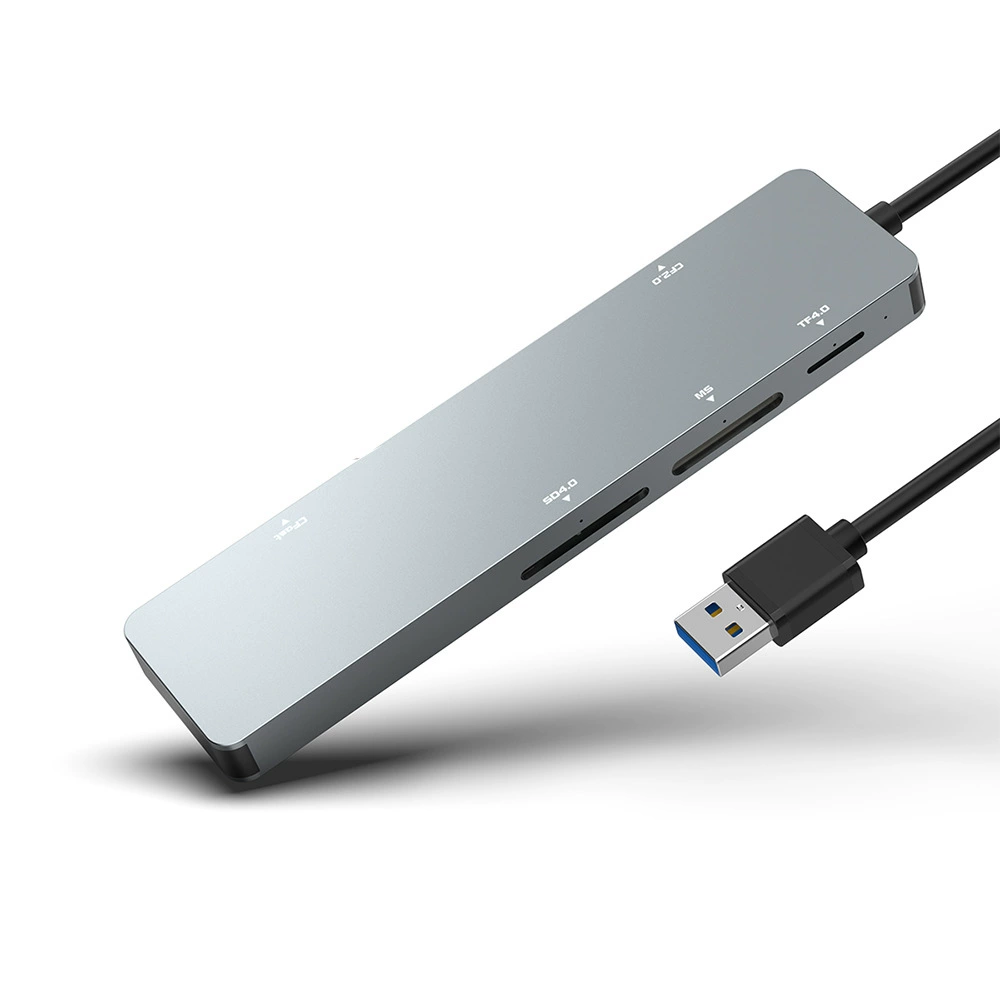 RCOKETEK/USB3.0 card reader multifunctional CF/CFAST/SD/MS/TF card reader 5 -in