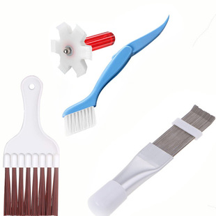 Cross-border white fin comb brush comb air conditioner fin comb stainless steel fin brush condenser cleaning brush heat dissipation