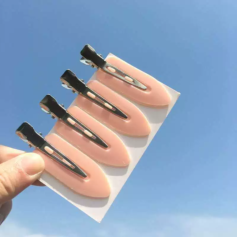 Заколки Hair clip Nana, для челки, металлические защёлки, набор 4 шт., разные цвета