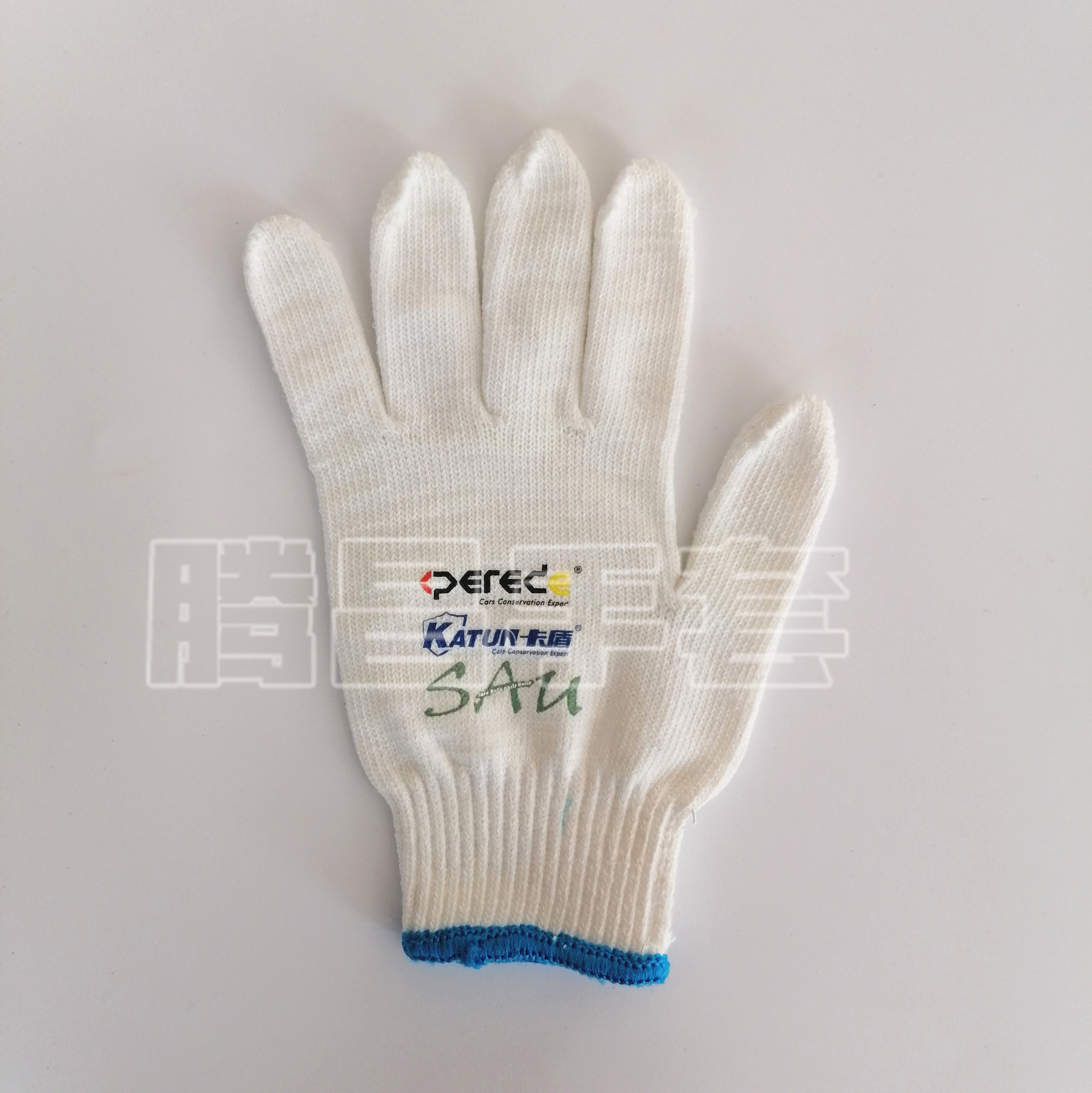 棉线手套 加丝高单丝 高弹棉纱手套弹力纱 手套印字 21只纱