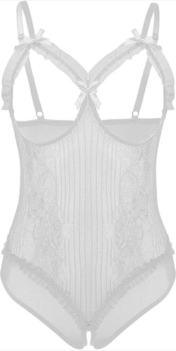 Cross-border product: New European and American-style sexy lingerie—sexy lace hollow-out one-piece erotic lingerie—manufacturer