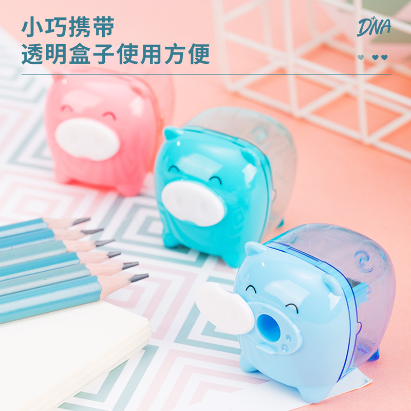 Deli 0557 small pencil sharpener pencil sharpener student cute animal pencil sharpener pencil sharpener single hole wholesale