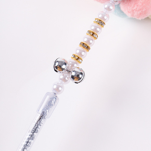 Funny Cat Stick Fairy Style Bell Hair Ball Cat Sound Toy Self-Happiness Interactive Tassel Cat Toy Pet Supplies