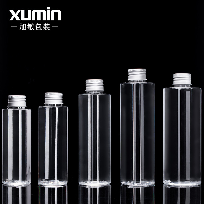 100-150ML塑料分装瓶200-250ml铝盖PET盖瓶子旭敏包材化妆水瓶