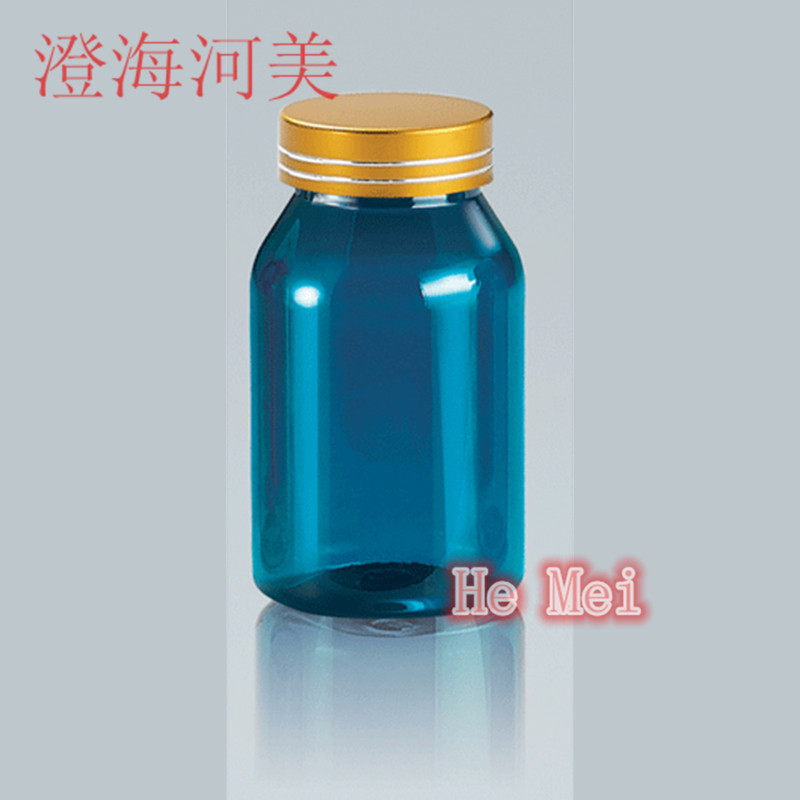 塑料瓶  X125斜肩瓶125ML保健品瓶亚金盖保健品瓶药瓶