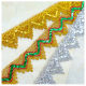 Golden Sequins Lace Gold and Silver Lace Lace Ethnic Dance Clothing Accessories Beaded Ribbon A 13 m