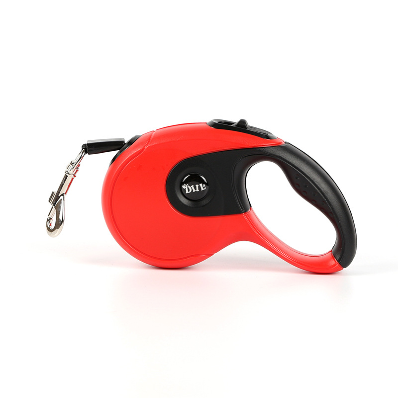 Ventas directas de fábrica pequeña y mediana Cadena de perro cuerda de tracción automática retráctil Bichon Samo tractor recubierto de plástico de una sola pieza de entrega