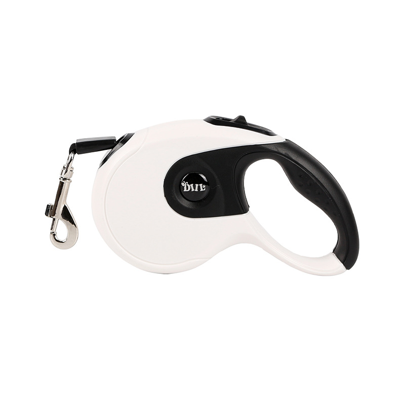 Ventas directas de fábrica pequeña y mediana Cadena de perro cuerda de tracción automática retráctil Bichon Samo tractor recubierto de plástico de una sola pieza de entrega