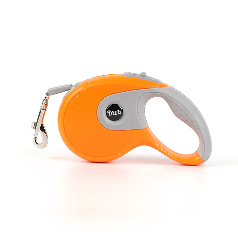 Ventas directas de fábrica pequeña y mediana Cadena de perro cuerda de tracción automática retráctil Bichon Samo tractor recubierto de plástico de una sola pieza de entrega