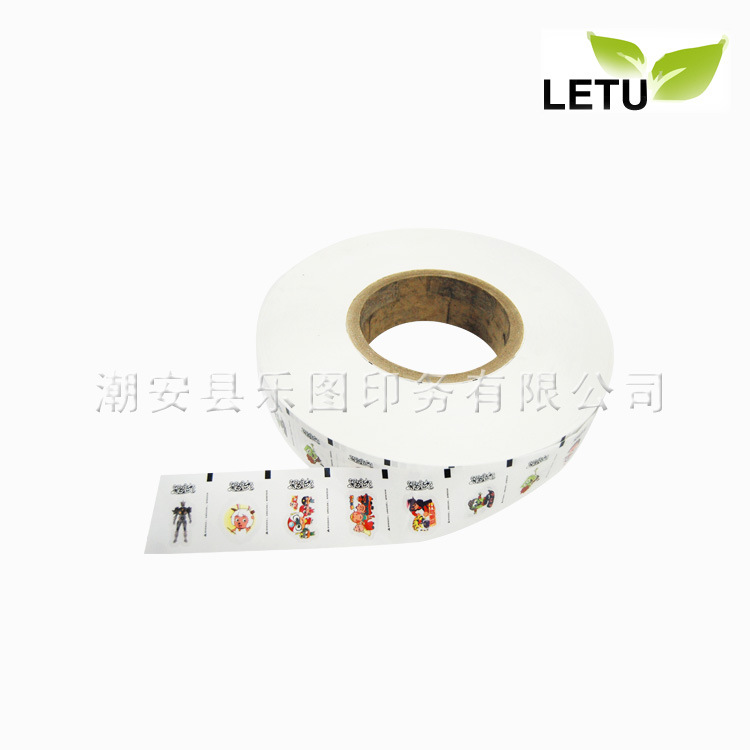 工厂制定批发动漫彩色贴纸 孩童可爱个性卡通造型小型纹身贴卷装