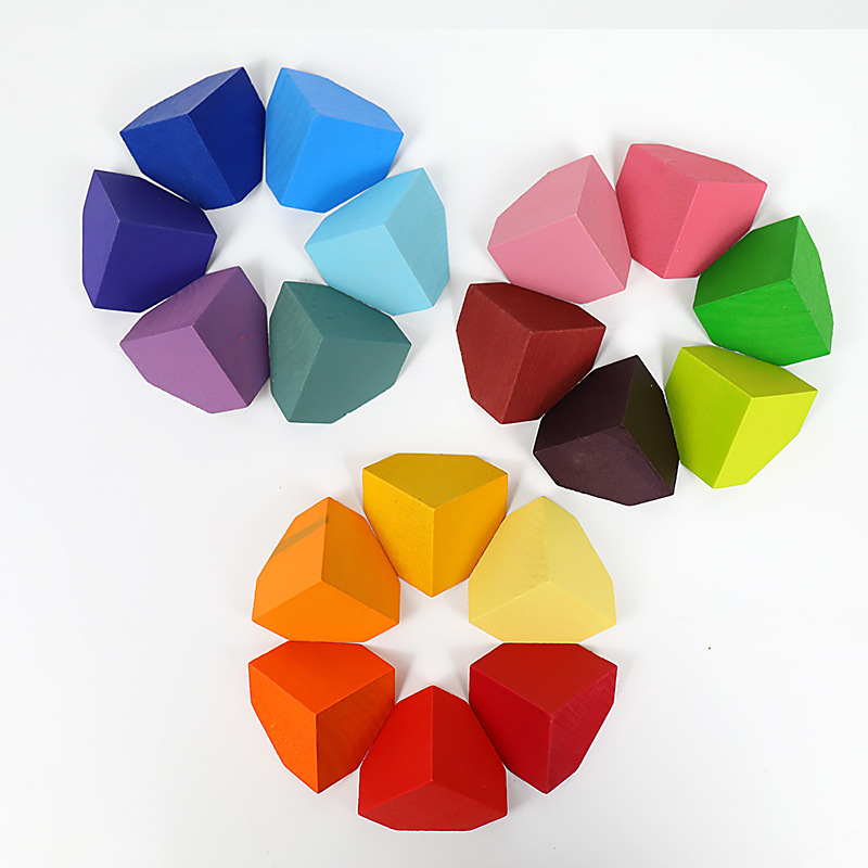 Fabricantes al por mayor de madera de haya rompecabezas de piedra angular de madera maciza juegos de inteligencia para niños rompecabezas de piedra angular juguetes regalos de cumpleaños