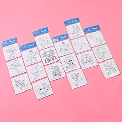 子供の早教の益智のおもちゃdiyは紙のジグソーパズルを落書きすることができます。