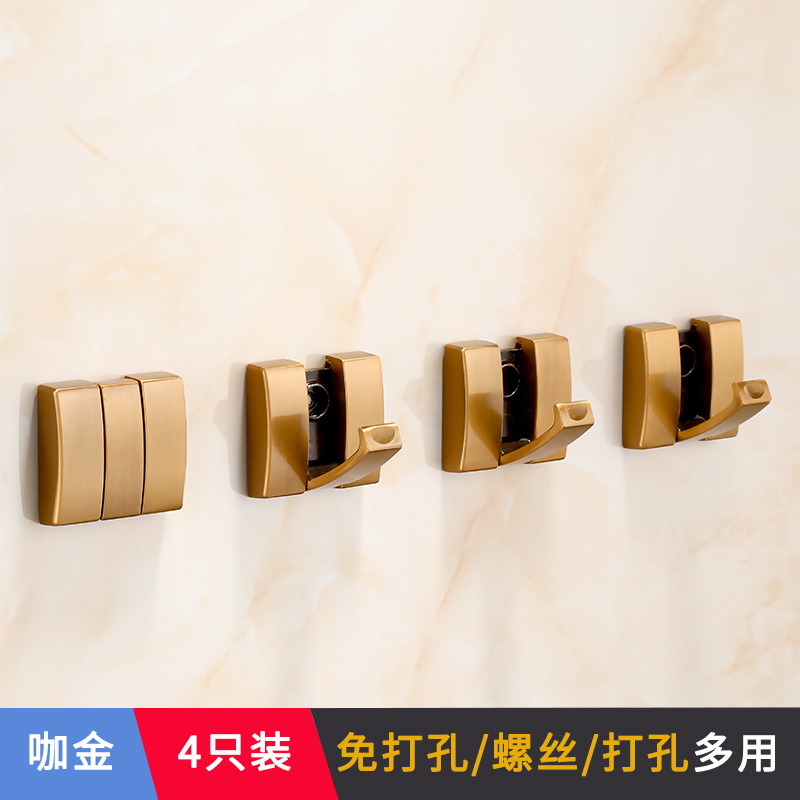 Fábrica de fabricación transfronteriza Comercio exterior oculto creativo invisible gancho plegable simple moderno cuarto de baño dormitorio ropa gancho