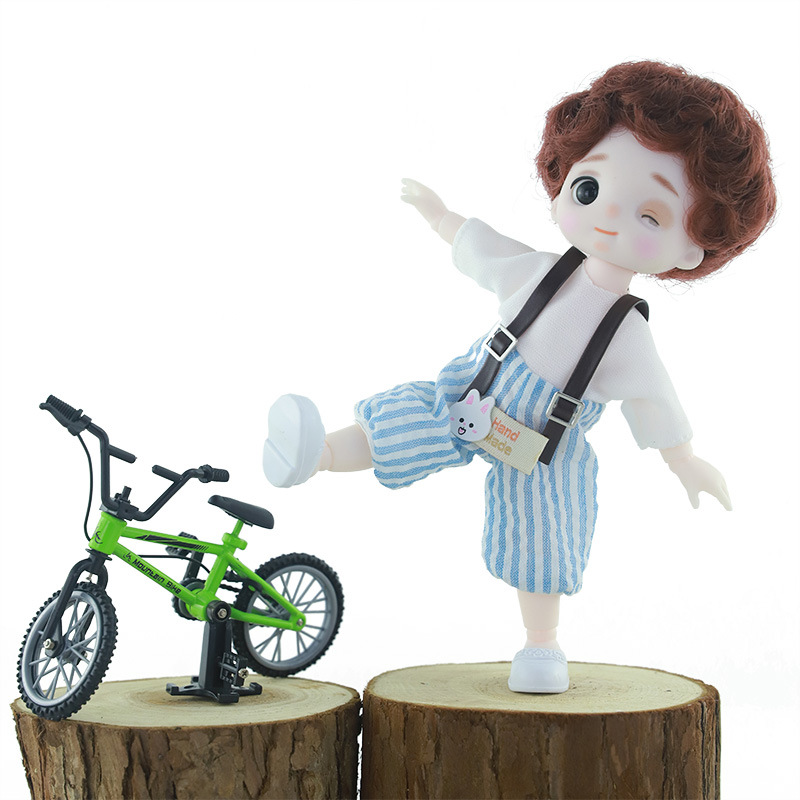 16-17cm doll cute card ob11 Ding pony 13 joint nude doll BJD makeup material factory direct sales