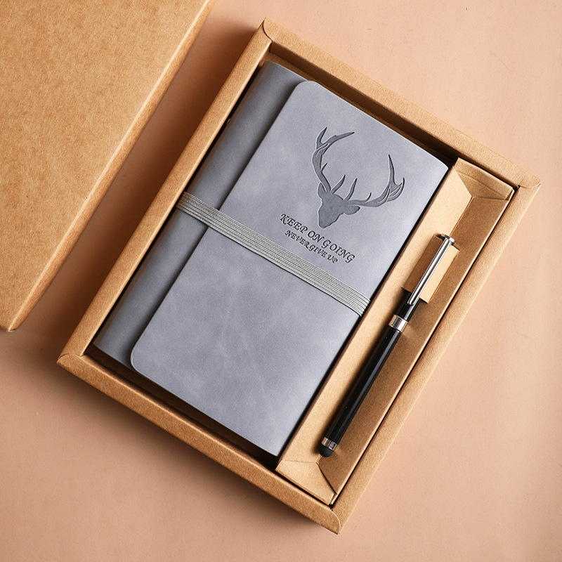 Z888-space gray leather paper set