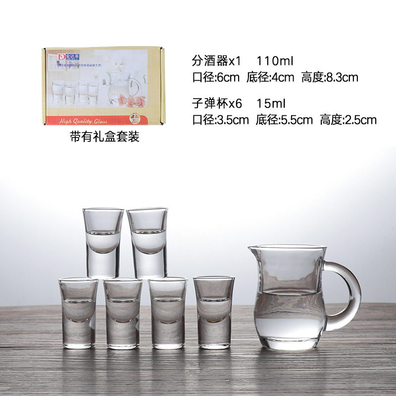 1 сепаратор вина 100 мл + 6 бокалов для вина 15 мл