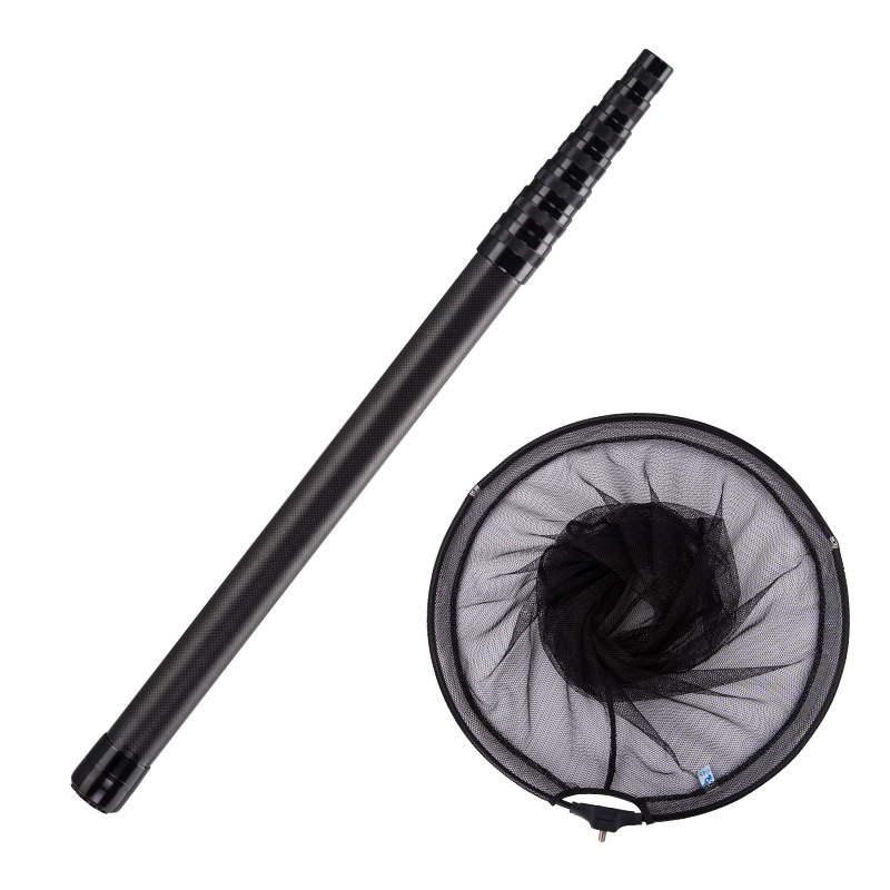 Sección corta gran objeto trenzado varilla 46T de alto carbono mini Jade mango 3 M pesca varilla telescópica Super duro portátil caña de pescar traje