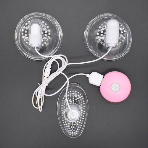 Three-head charging shock-absorbing breast massager dual-shock FM female masturbation device adult sex toy toy delivery