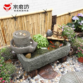 流水摆件;石膏工艺品;户外庭院摆件