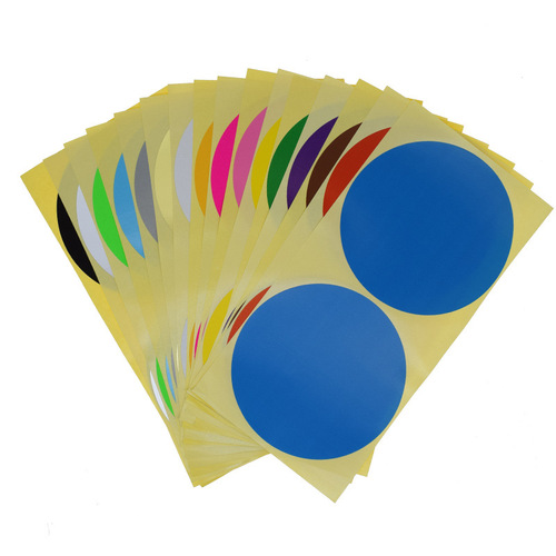 Colored dot self-adhesive sticker round label paper color label handwriting mouth paper classification mark self-adhesive
