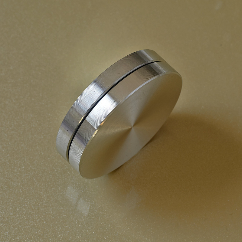 Glass cake turntable rotator double-layer aluminum rotator bearing dining table aluminum cake rotator base accessories clay dressing