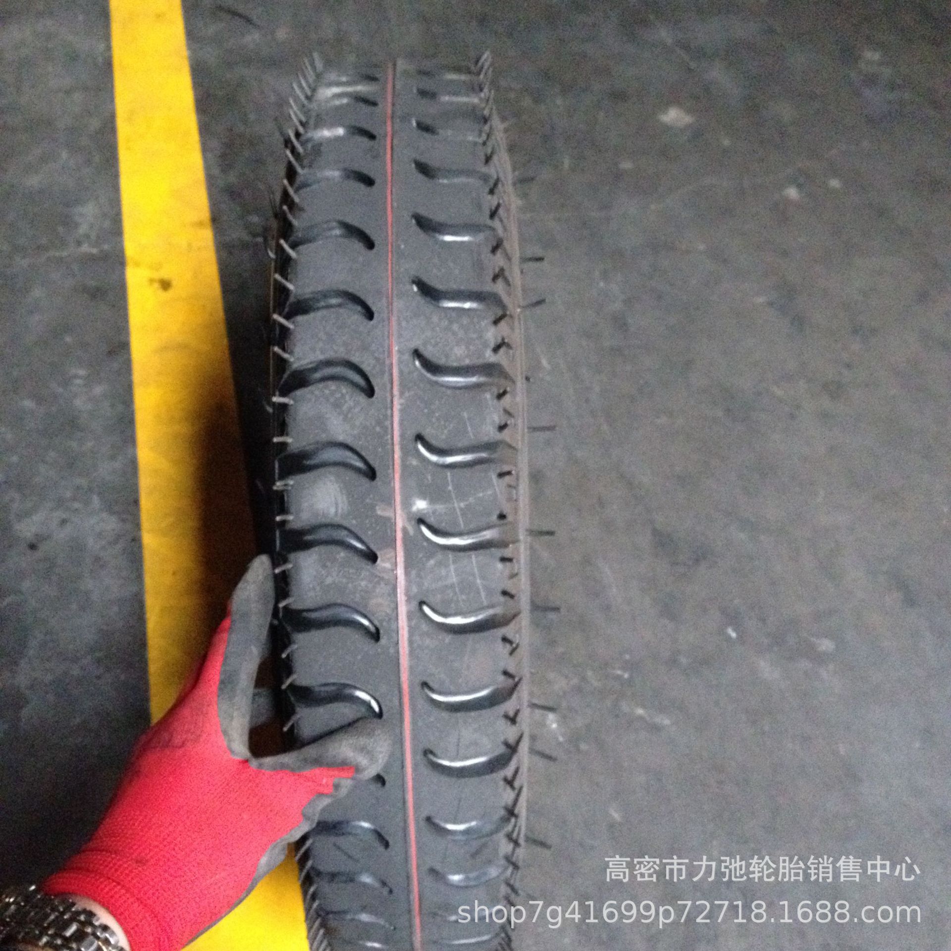 500-12农用轮胎水曲羊角花纹轻卡轮胎花纹加深防扎重载现货500-12